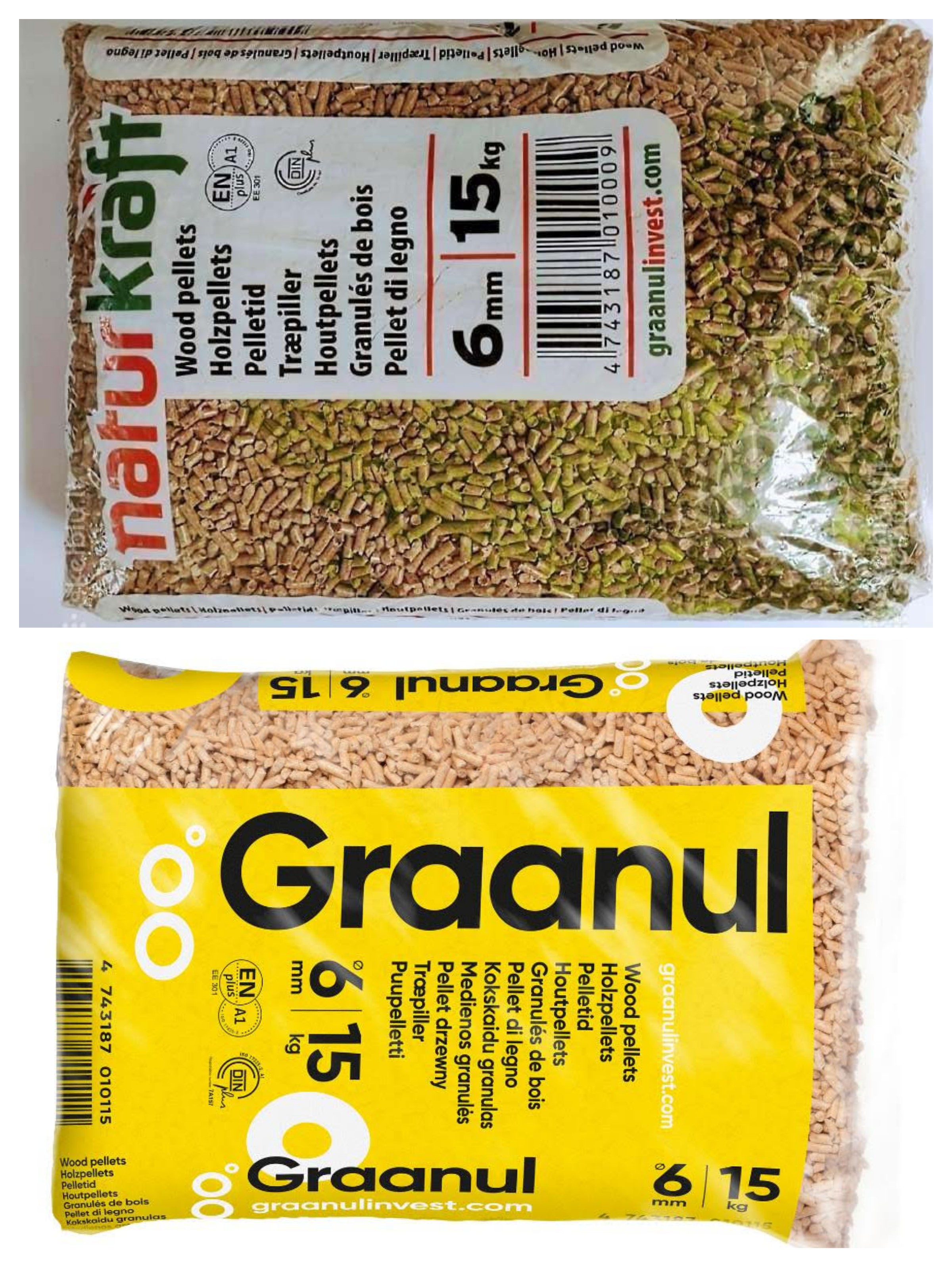 Medžio pjūvenų granulės